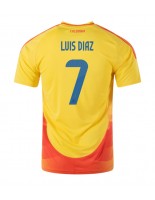 Colombia Luis Diaz #7 Hjemmedrakt Copa America 2024 Korte ermer